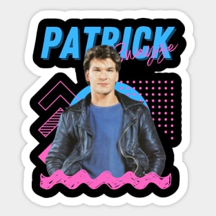 Patrick swayze***original retro Sticker